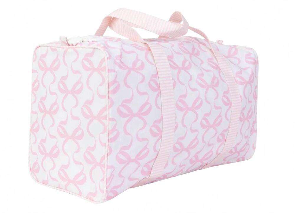 NEW APPLE OF MY ISLA women's printed duffle bag in bows
